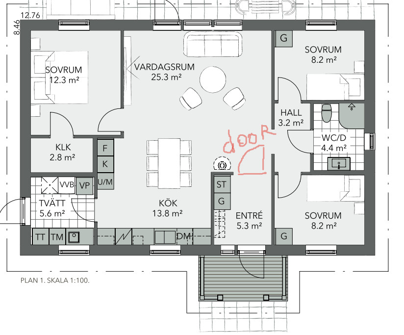Dörren i korridoren? | Byggahus.se