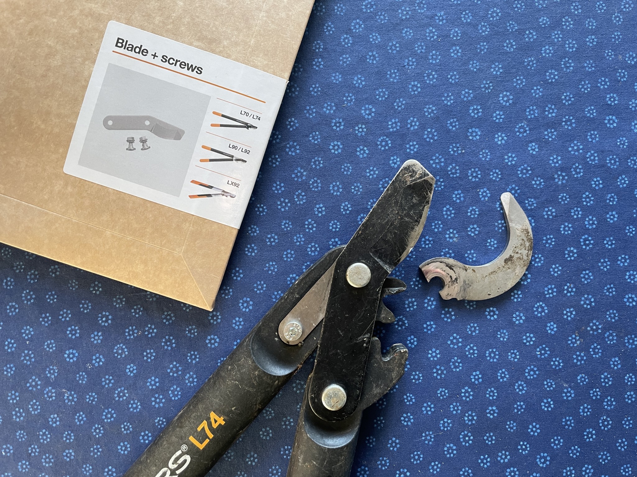 Nytt mothåll till Fiskars L74 grensax Byggahus.se