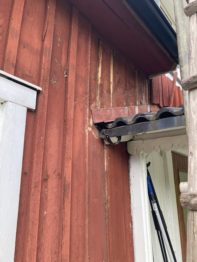 Montera panel mot befintlig ståndplåt | Byggahus.se