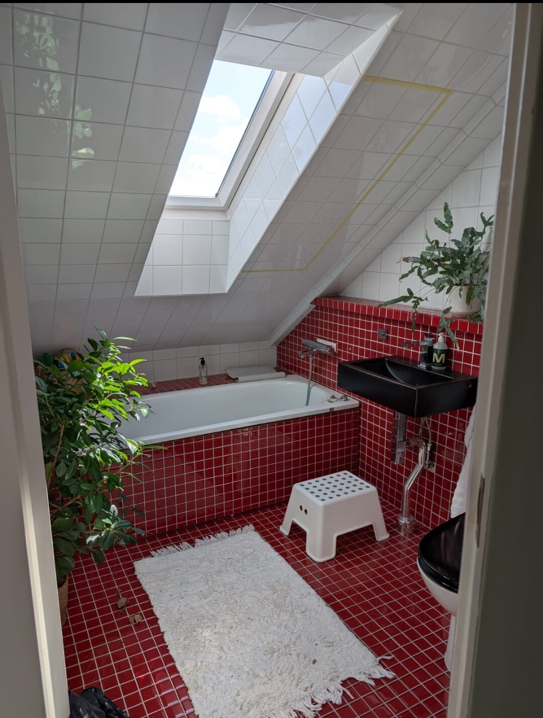 Snedtak i badrum - klinker eller målat? | Byggahus.se