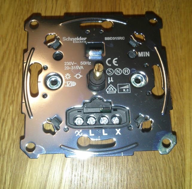 Montera Schneider Dimmer Byggahus se