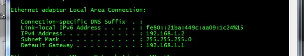 Skärmdump av nätverksinställningar med statisk IP, subnet mask och gateway för en Edgerouter-konfiguration.