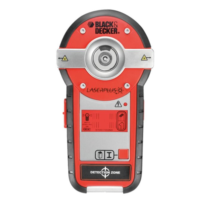 Black & Decker lasernivå för markeringshjälp vid borrning.
