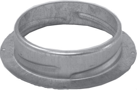 Metallisk fästram för montage i vägg eller tak, avsedd för installation i gipsvägg.