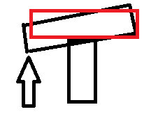 Schematisk illustration av stöttning för en regelstump och montering av trappsteg.