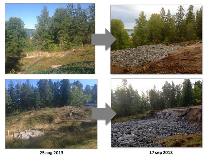 Fre och efter sprngning 2013-09-17.jpg