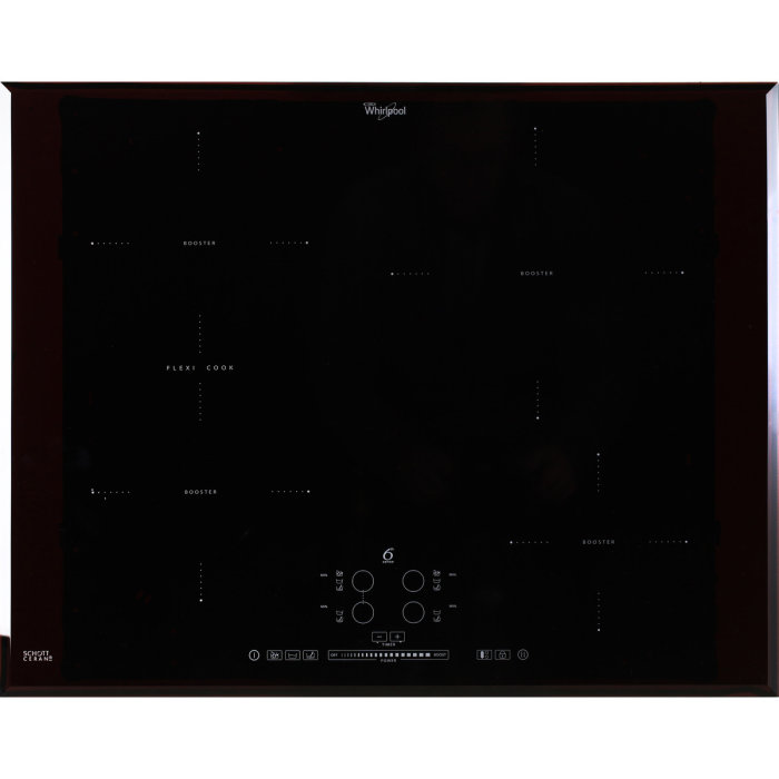 Whirlpool ACM 8510 BA induktionshäll med touch-kontroller och Flexi Cook-zon.