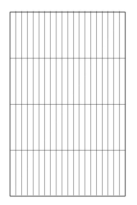 Schematisk illustration av stålbalkar horisontellt och träbjälkar vertikalt inför placering av plank.