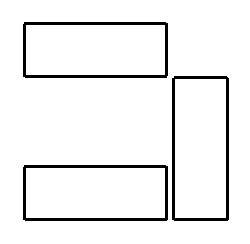 Schema över hur horisontella reglar och en vertikal regel möts i ett hörn vid byggnation.