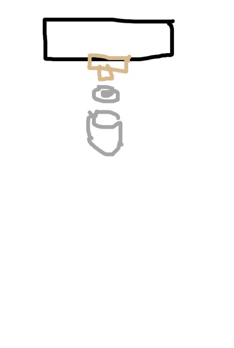 Illustration av en montageprocess med manometer, gängtejp och ballofix.