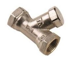 Strypventil i metall för rörkoppling, använd för att justera flödet efter ett element.