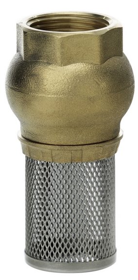 Beulco 180 mässingsfilter med räfflad yta och gänganslutning, refererad som alternativ till A-collection.