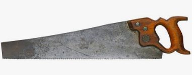 Äldre fogsvans med trähandtag använd för byggprojekt såsom altanbygge.