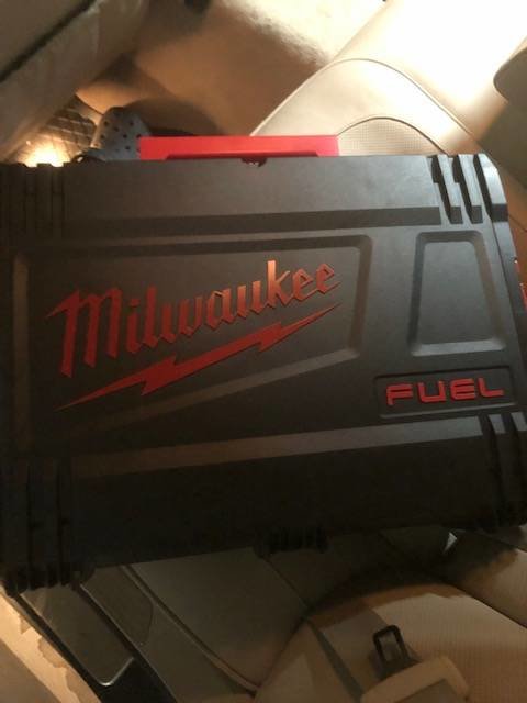 Milwaukee M12 FUEL förvaringsväska för skruvdragarkombo-kit.