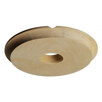 Träprofil med 6-7 cm diameter för användning med MDF, profilen har en rundad form.