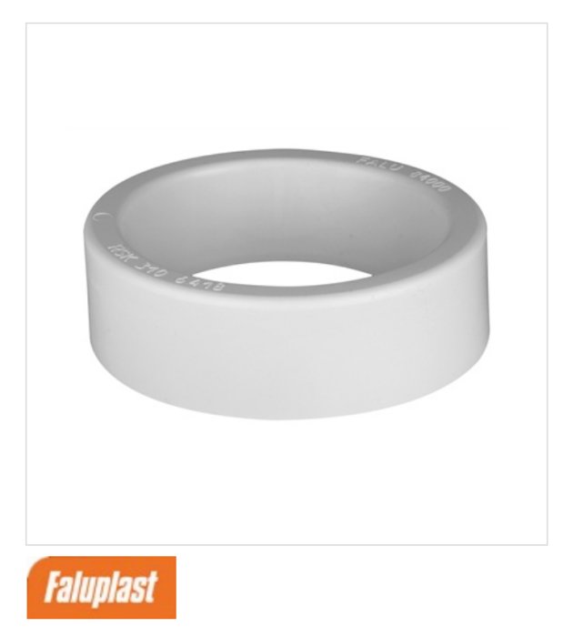 Vit WC-stos från Faluplast med artikelnummer 3106418.