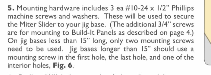 Instruktion för monteringsbeslag med #10-24 x 1/2" Phillips maskinskruvar och brickor.