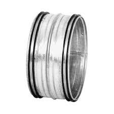 Metallisk nippel för anslutning av rör till spånsug.