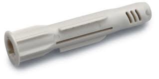 Vit plastplugg för lättbetong.