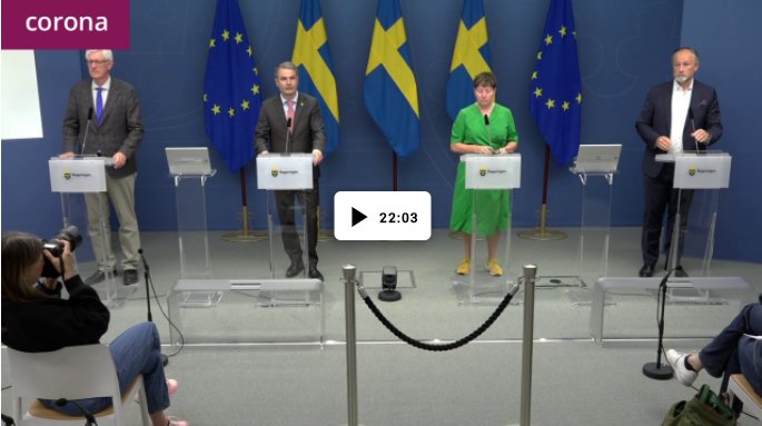 Pressträff med Folkhälsomyndighetens generaldirektör och andra aktörer om besöksnäringen.
