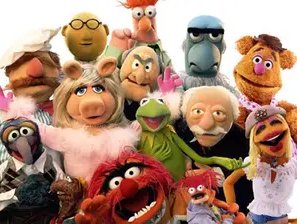 Grupp av Muppar med olika karaktärer representerar forummedlemmar som skämtsamt jämför sig själva med figurerna.