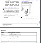 Skärmdump av en manual för värmepump med diagram och instruktioner om elektrisk inkoppling.