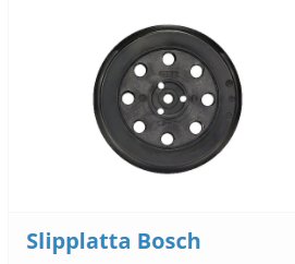 Bosch slipplatta till en PEX 400 AE planslip.