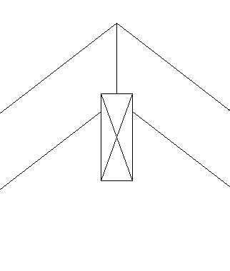 Illustration av ryggåstak med limträpelare och takåsar i utbyggnadsplan för uterum.