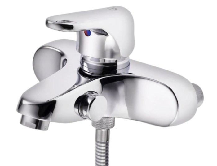 Kromad Arctic badkarsblandare från 1996, ej längre i Gustavsbergs sortiment.