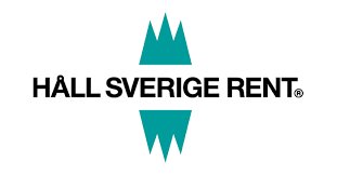 Logotyp för "Håll Sverige Rent" med två blåa trianglar som liknar berg.
