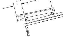 Linjeteckning från Monier som visar takpannor, ströläkt, och bär läkt på en takkonstruktion.