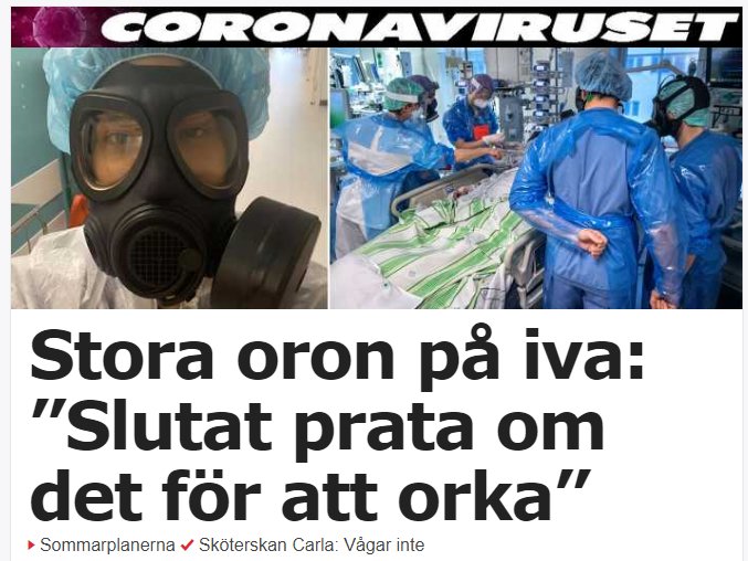 Personal i skyddsutrustning arbetar på en intensivvårdsavdelning under coronapandemin.