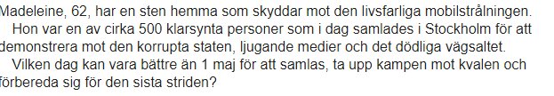 Jag ser ingen bild kopplad till din begäran. Skicka en bild så ska jag hjälpa dig med en alt-text.