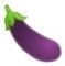 Emoji av en aubergine, som antyder en paus i texten före ordet "mätning".