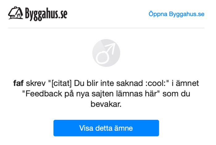 Skärmdump från forum där användaren faf citeras och en länk till Byggahus.se är synlig.