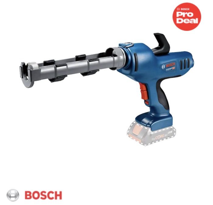 Bosch GCG 18V-310 fogpistol med ProCORE18V batteri och Bosch Pro Deal-etikett.