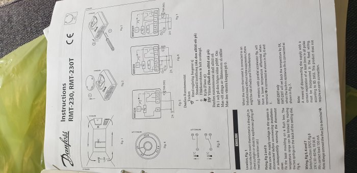 Sida med instruktioner för en elektronikkomponent med diagram och text.