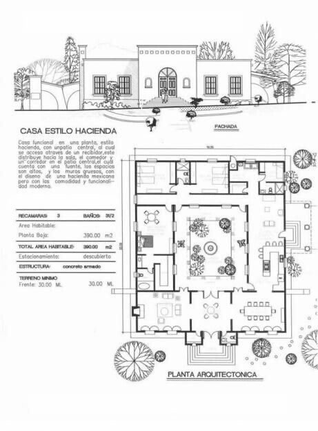 Arkitektonisk ritning och fasad av hus med klassiska fönster och modernt platt tak.