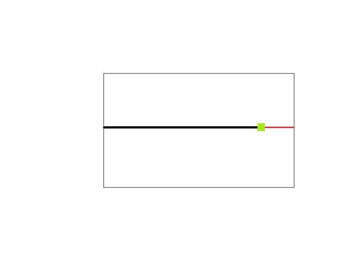 Diagram illustrating a planned opening in a load-bearing wall, with a red line and marked area showing the opening location.