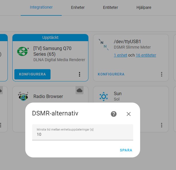 Skärmdump av enhetshanteringsgränssnitt med inställningsalternativ för digitala enheter och konfigurationsfönster.