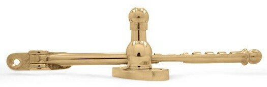 Gyllene objekt, skruvstångsliknande, hantering av små objekt, precisionsverktyg, metallyta, isolerad på vit bakgrund.