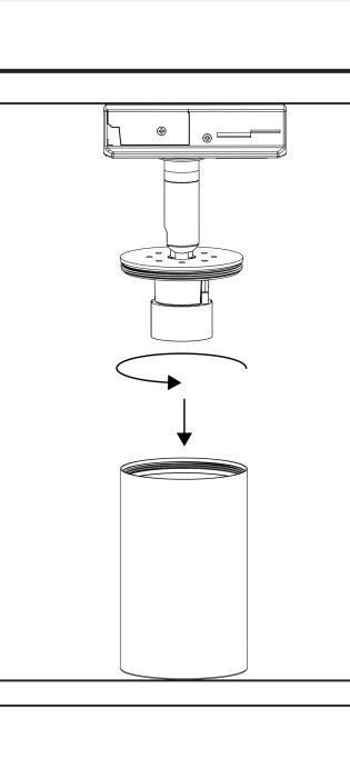 Schematisk illustration av en kapselöppning, möjligtvis för en kaffemaskin, ovanför en kapsel.