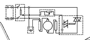 Teknisk ritning, schema, hydraulik eller pneumatik, ventiler, cylindrar, pilar indikerar flödesriktning, symboler för komponenter.