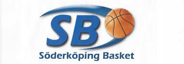 Logotyp för Söderköping Basket med initialerna "SB" och en basketboll.