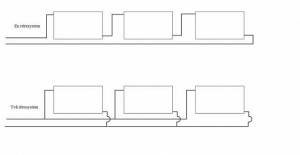 Diagram som visar skillnaden mellan enrörssystem och tvårörssystem i värmeinstallationer.