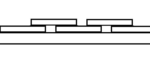 Diagram över fasadpanel med överlappande brädor och luftspalt.