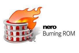 Logotyp för Nero Burning ROM med en brinnande Colosseum.