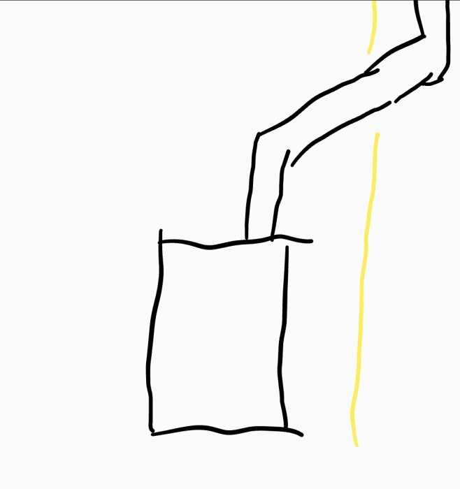 Illustration av en bastukamin med ett anslutande rökrör sedda från sidan.