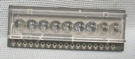 LED-display som användes i tidiga fickräknare och digitala armbandsur.