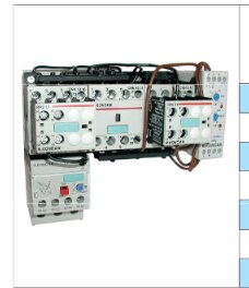 Helautomatisk Y/D-start med brytare och reläer i en kontrollenhet.